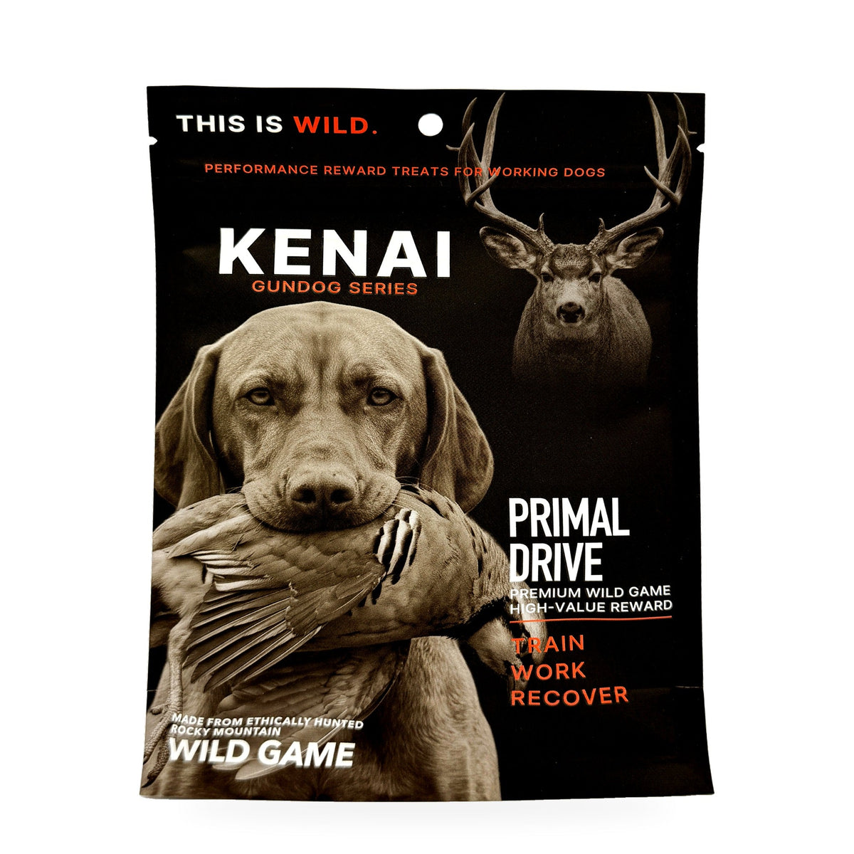 THE POCKET: PRIMAL Drive Squares, bag front