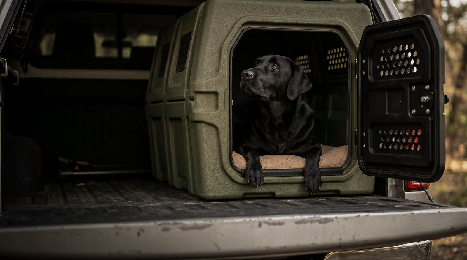 Working dog in the field — KENAI Recovery System