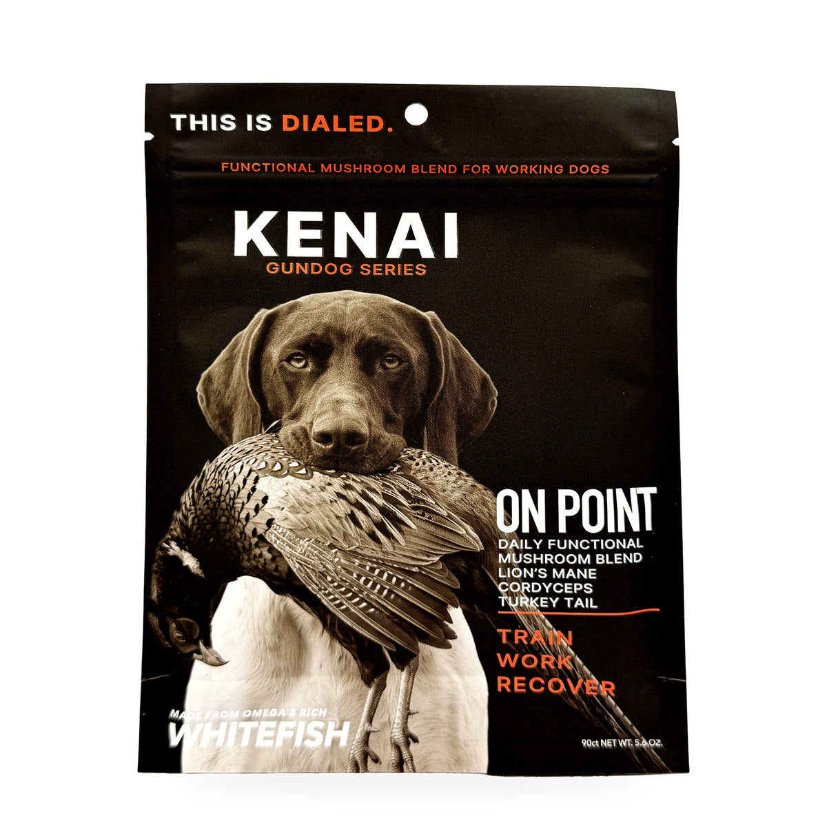 ON POINT daily functional mushroom blend, bag front