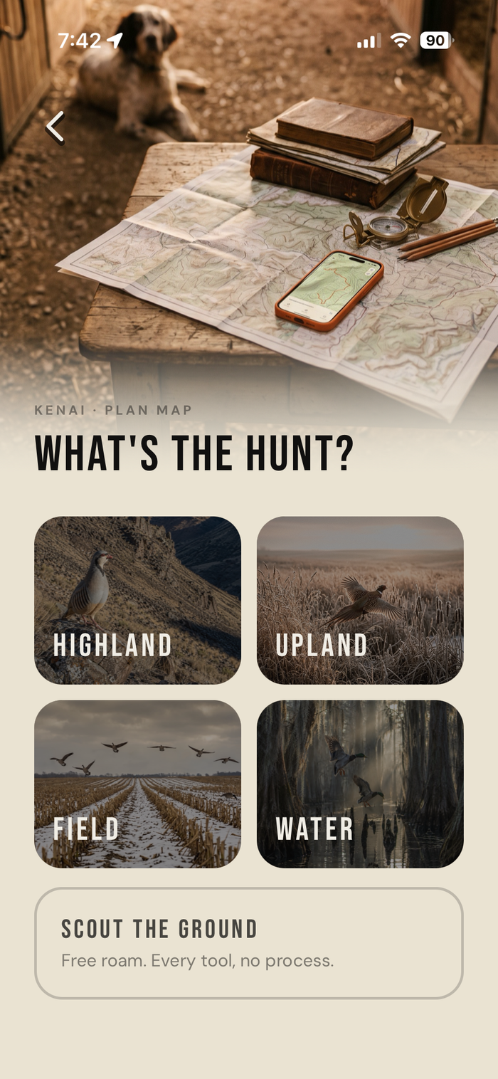 The plan map: what's the hunt