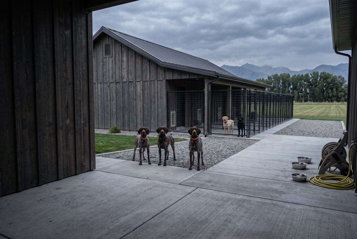 A working kennel at first light