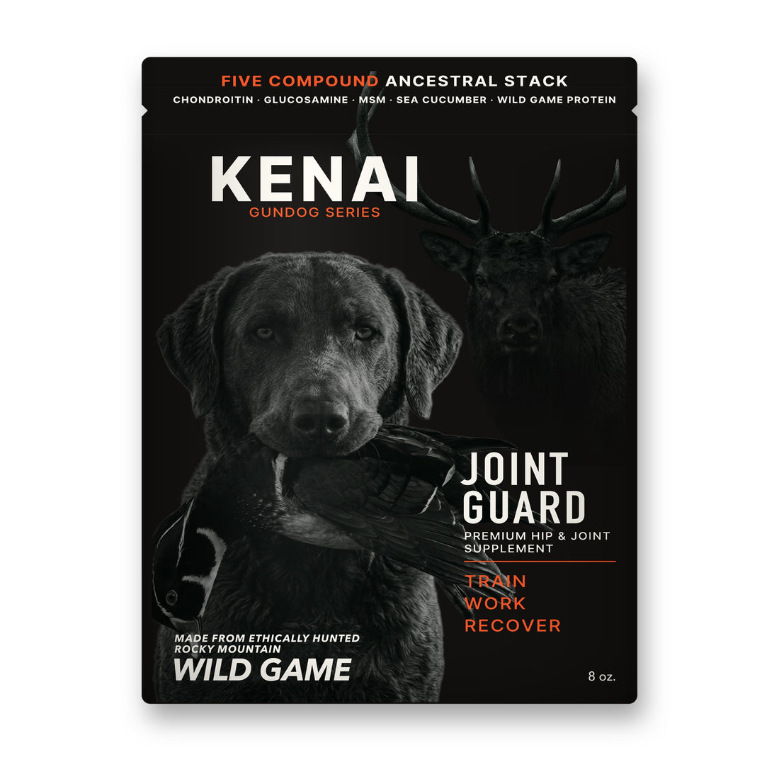 Joint Guard Wild Game Formula, 8 oz bag, front